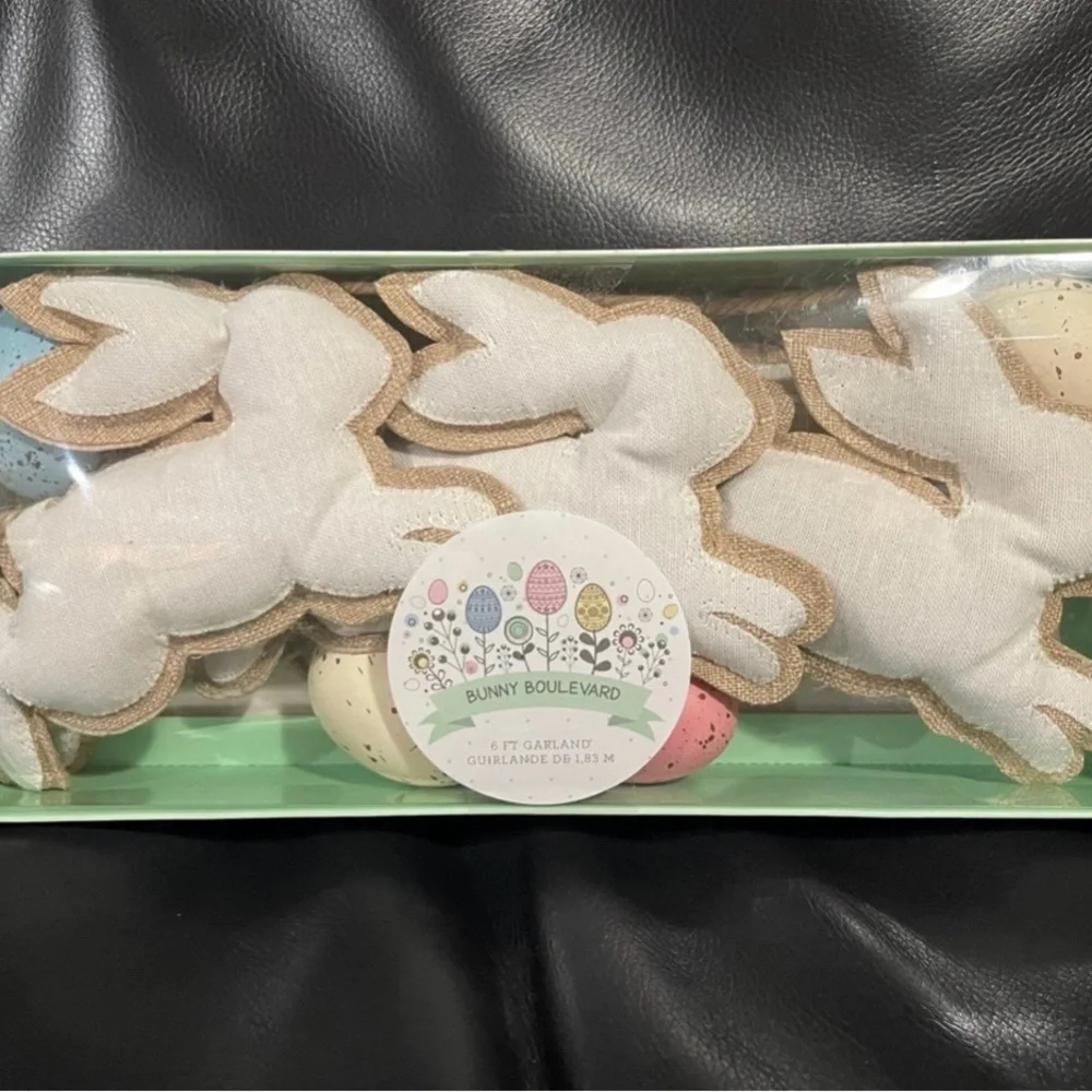 Easter Bunny Garland - Easter Bunnies and Eggs Garland - Bunny Boulevard Garland